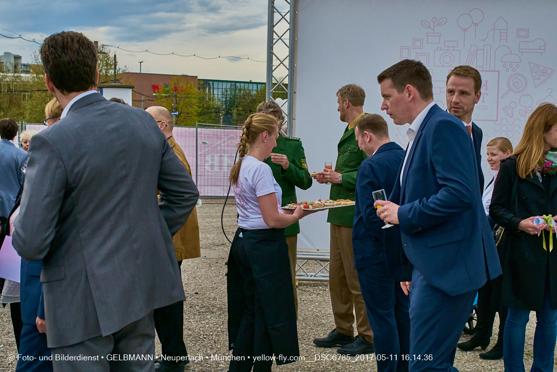 11. Mai 2017 - Grundsteinlegung für die LOGE und dem Kulturquadrat in Neuperlach